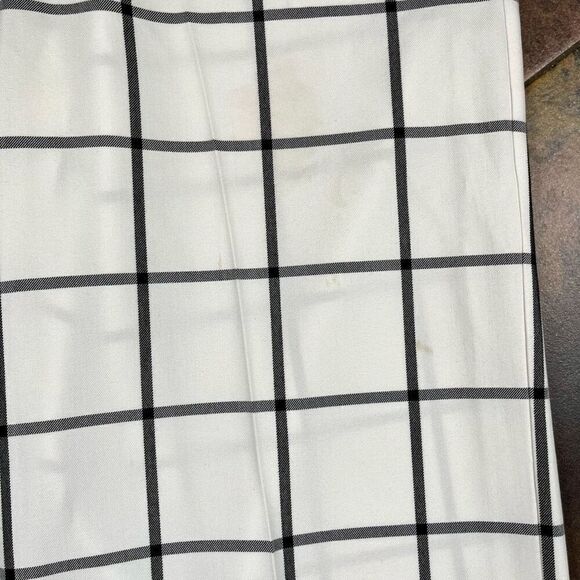 Lane Bryant Wide Leg Cuffed Cropped Plaid Pants 14 - Picture 3 of 11